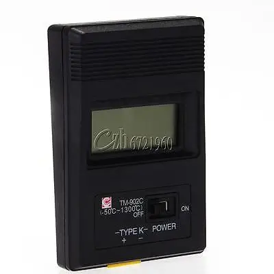 TM902C цифровой ЖК-термометр Температурный считыватель измеритель датчик K Тип зонд
