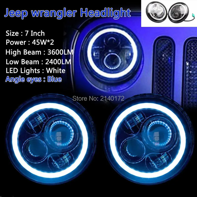 Для Jeeps Wrangler JK TJ Harley высокий и низкий светодиодный льный двигатель светодиодная