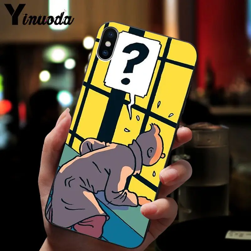 A2 Yinuoda «Приключения Тинтина» Новинка чехол для телефона Fundas чехол для Apple iPhone 8 7 6 6S Plus X XS MAX 5 5S SE XR чехол - Цвет: A2