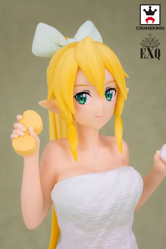 100% оригинальная коллекция Banpresto EXQ Figure Yukemuri Leafa от &quotSword Art Online: Code Register&quot|Игровые