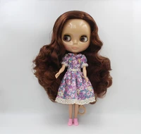 free shipping big discount rbl 548 diy nude blyth doll birthday gift for girl 4colour big eye doll with beautiful hair cute toy