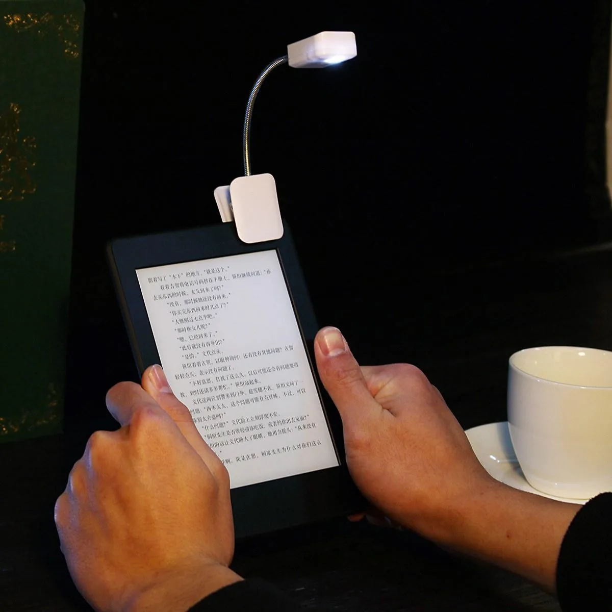 Электронная книга Светодиодная лампа для Kindle Paper белая настольная Гибкая