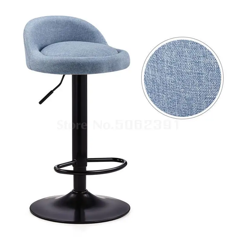 Same as picture15 Bar Chair Modern Simple Bar Chair Lift And Rotate Front Desk Backrest Chair Household High Stand Bar Stool - Цвет: Same as picture15