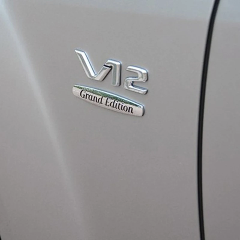 Значок-эмблема V12 Grand Edition для Mercedes Benz ML400 S350L логотип на боковой стороне крыла
