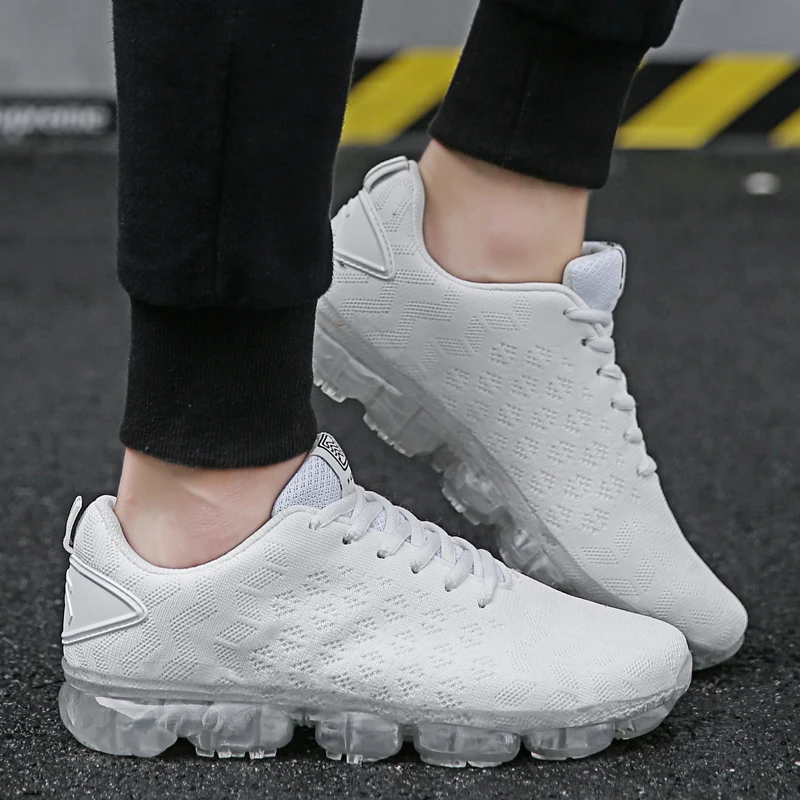 Мужские кроссовки с воздушной подушкой Мужская Летняя обувь дышащие спортивные