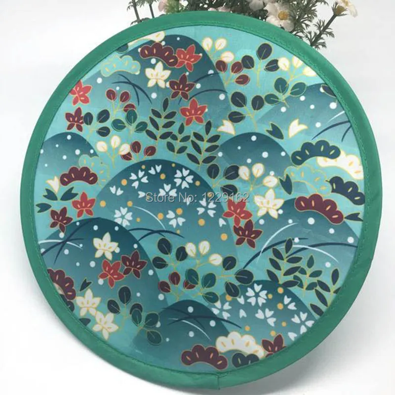 Бесплатная доставка (3 шт./лот) нейлоновый портативный складной веер для подарка