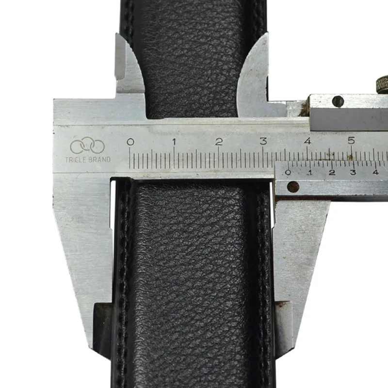 

ZLRPH New Designer Men's Belts Fashion Genuine Leather Cowskin Belt for Men High Quality Automatic Buckle Male Waist Strap 3.5cm