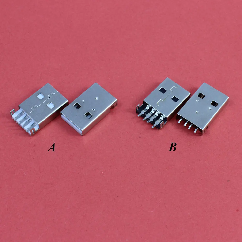 

ChengHaoRan 1 шт. USB A-Тип штекер 90-контактный DIP разъем головка изогнутая штекер USB разъем сиденье, белый или черный