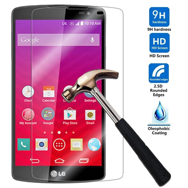 2.5D Закаленное стекло для LG Optimus F60 Tribute Высококачественная защитная пленка