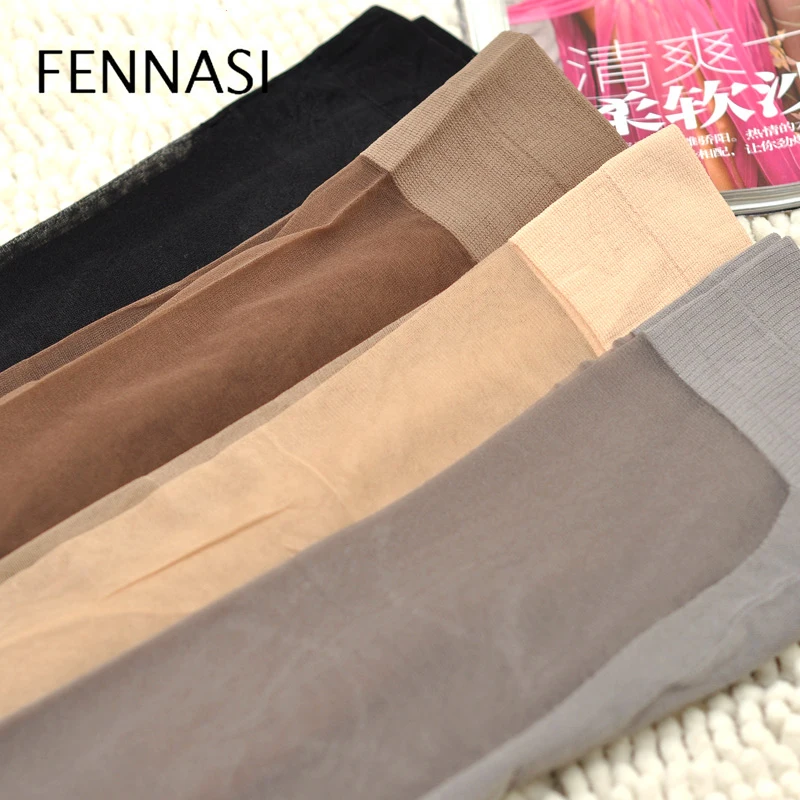 FENNASI 3 шт. женские компрессионные колготки прозрачные сексуальные тонкие черные