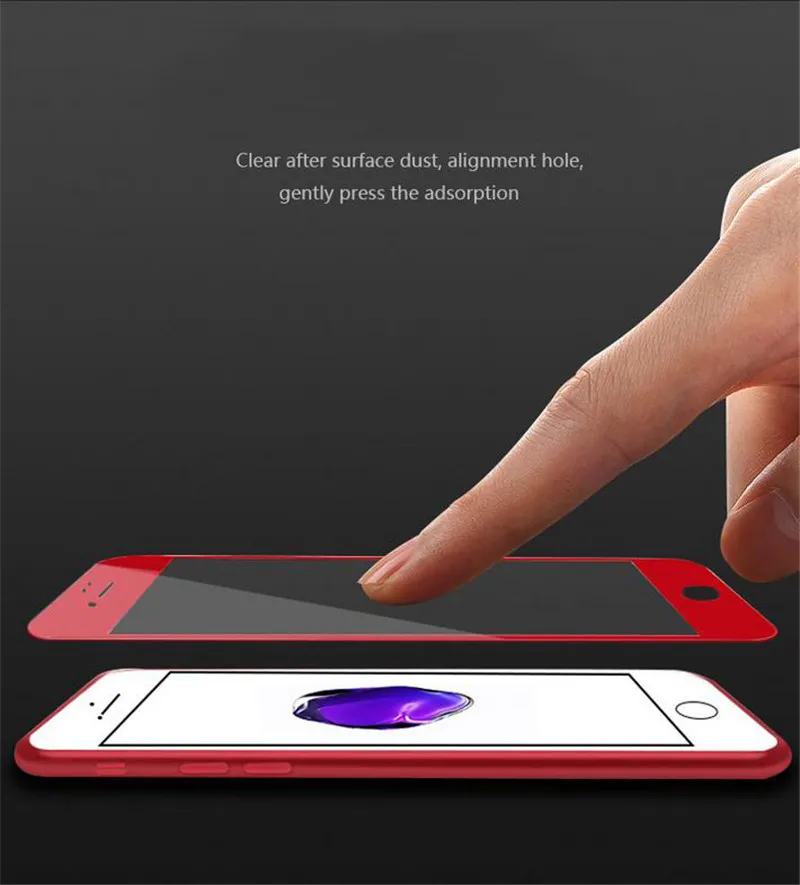 Полное покрытие 5D стекло для iphone 7 закаленное стекло для iphone 6 6S 7 Plus супер Взрывобезопасное защитное стекло пленка на 6 6S 7 4," 5,5"