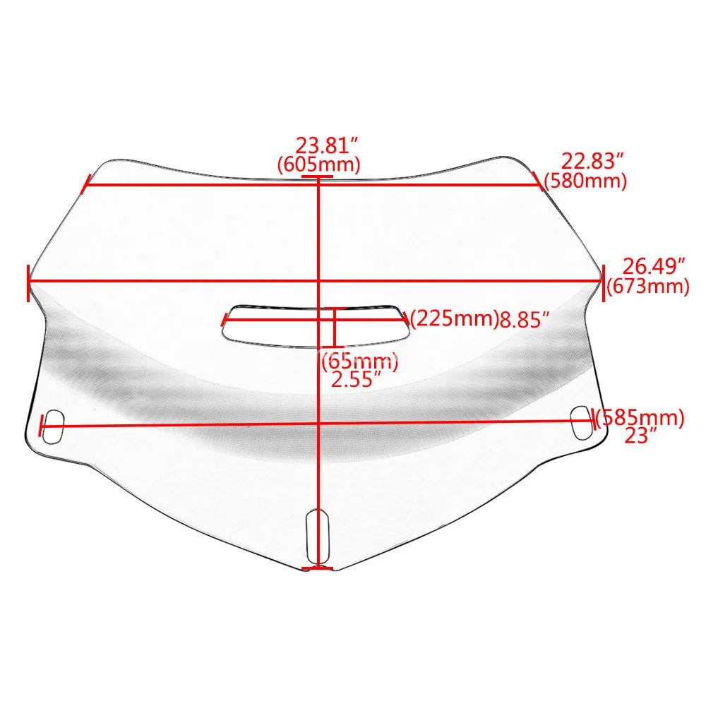 МОТОЦИКЛ ABS ветровое стекло Подходит для Honda Goldwing GL1800 2001 2010 2011 2012 2013 2014 2015 2016 2017