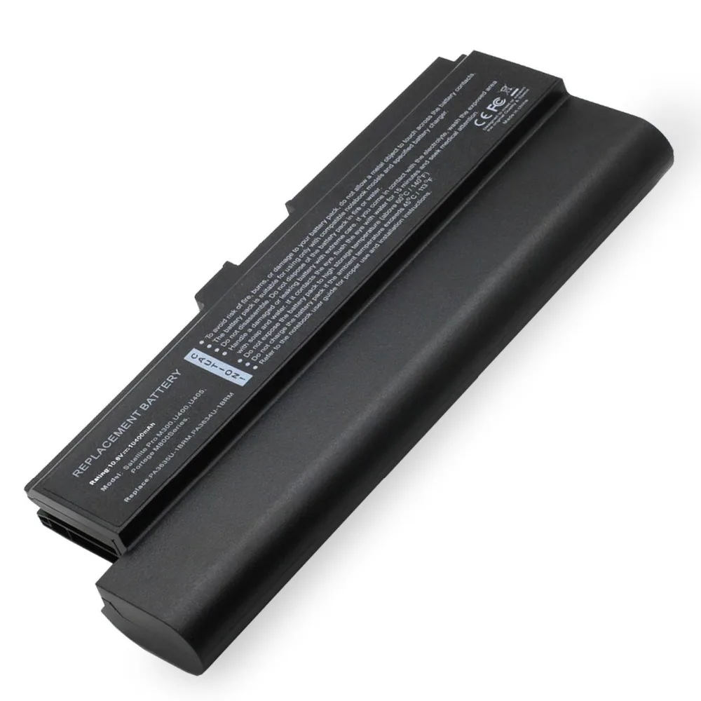 7XINbox 10 8 в 12 ячеек батарея PA3817U 1BAS PA3634U для Toshiba M300 A660 M820 L730 C640 P770 U500 U400 U405|12 cell battery|12