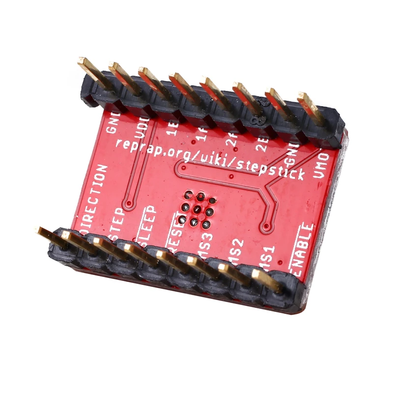 Шаговый Драйвер A4988 StepStick + радиатор для 3D принтера Reprap Pololu красный драйвер