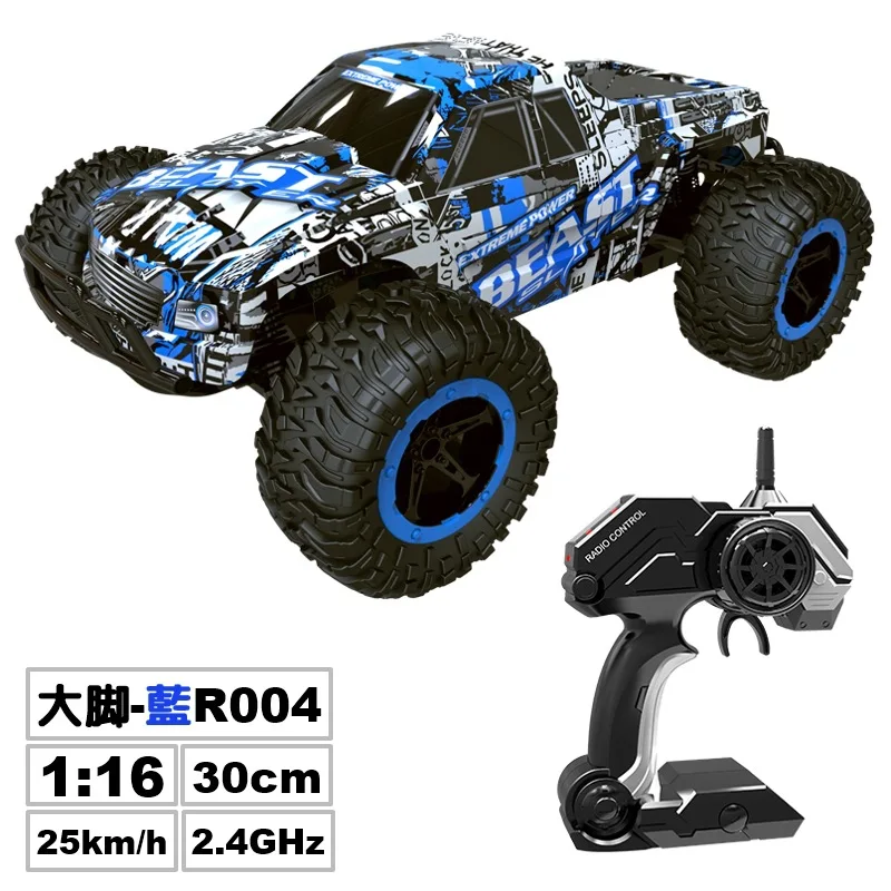 1:16 RC Автомобиль 2,4G электрический пульт дистанционного управления модель детский задний привод колеса гусеничный Bigfoot внедорожные автомобили наружные игрушки для мальчика подарок