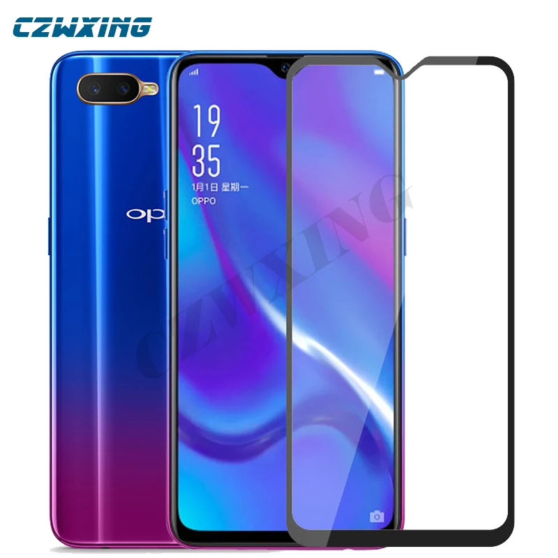 Закаленное стекло OPPO RX17 Neo Защита экрана для 6 4 дюйма|Защитные стёкла и плёнки
