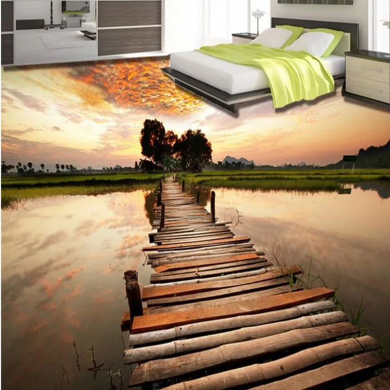 Красивые уличные наклейки на пол ПВХ | Обустройство дома