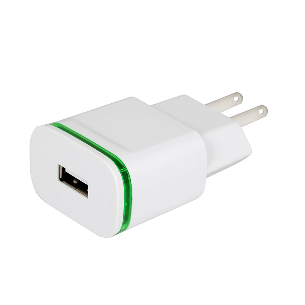 Быстрое зарядное устройство со светодиодной подсветкой USB 5 В 2 А QC3.0 настенный