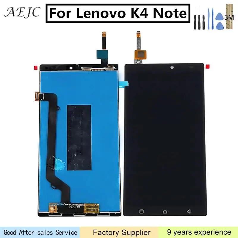 Для Lenovo K4 Note A7010 ЖК дисплей кодирующий преобразователь сенсорного экрана в сборе