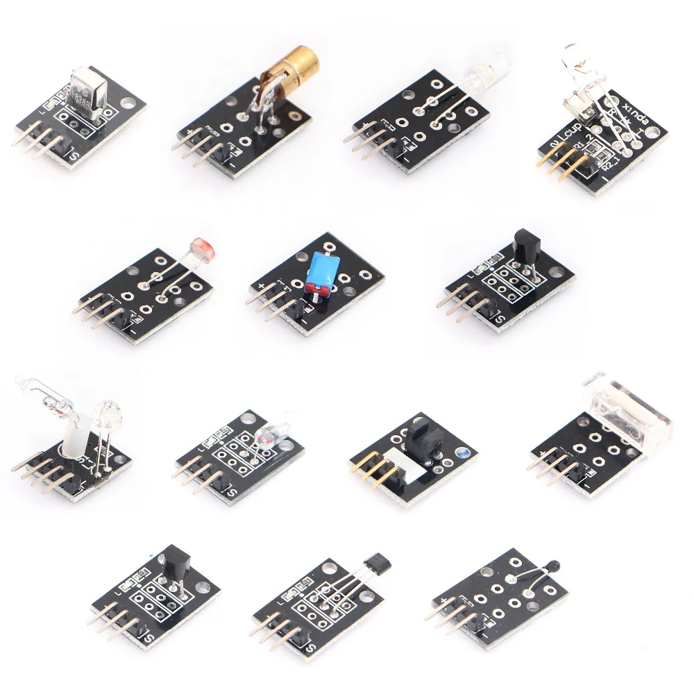 37 в 1 набор датчиков для Arduino стартеров с пластиковой коробкой