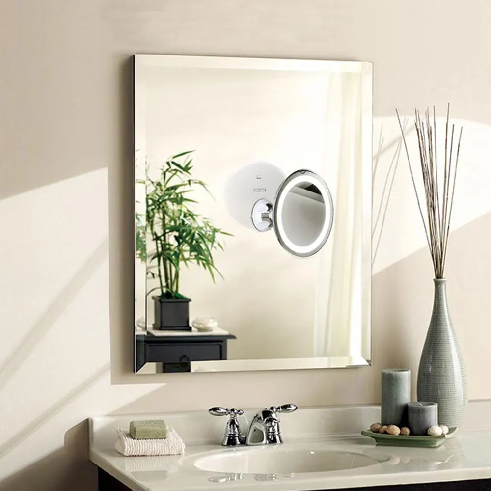 Увеличительное зеркало для макияжа 7X/3X светодиодная блокировка 360 градусов