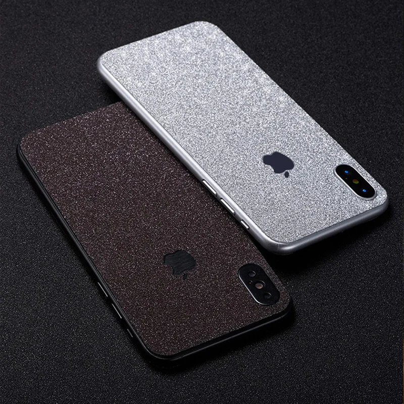 Блестящие матовые чехлы для iPhone XS MAX XR X Роскошная полуобернутая задняя крышка