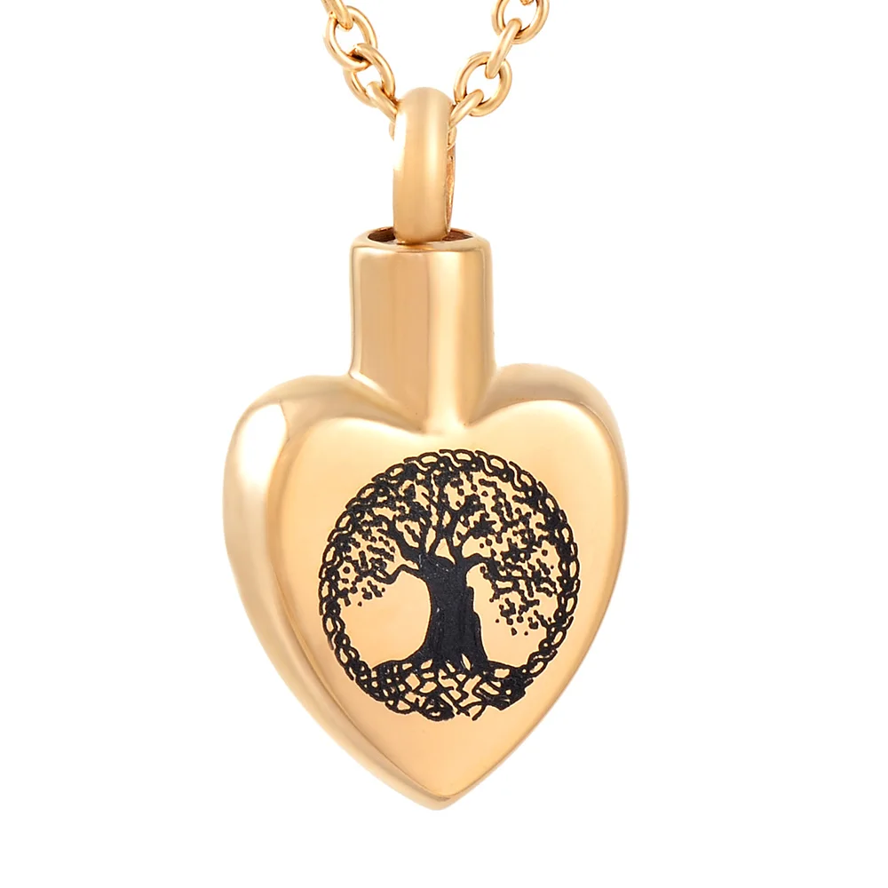 IJD9814 Stainless Steel Life Tree Hope urn pendant Necklace Memorial Ash Keepsake Cremation Jewelry | Украшения и аксессуары