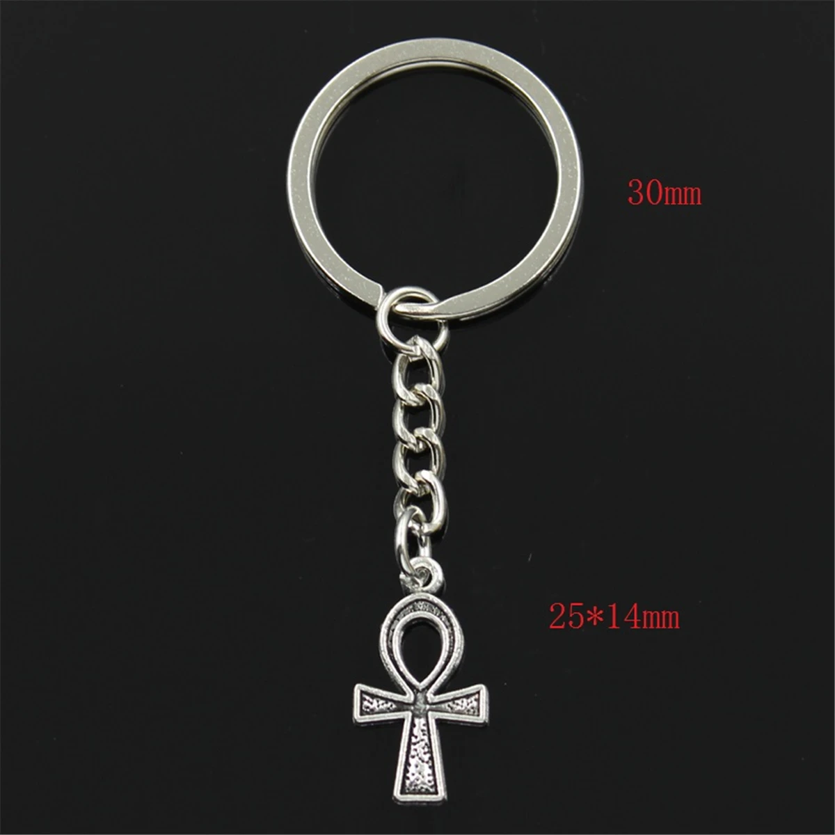 Мужское кольцо для ключей металлическая цепочка Подарочная бижутерия