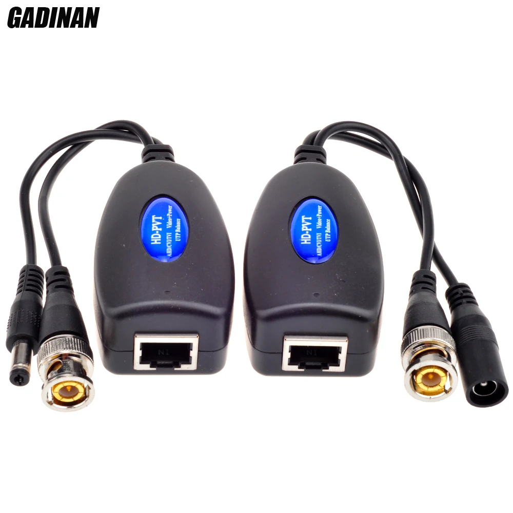Камера видеонаблюдения GADINAN AHD TVI CVI силовое видео через сетевой кабель RJ45