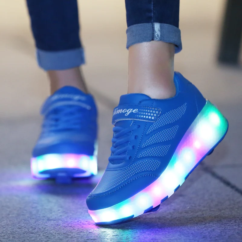 Heelys кроссовки детские светящиеся кроссовки с колесами детская обувь Роликовые коньки обувь колеса детские кроссовки для мальчиков и девочек