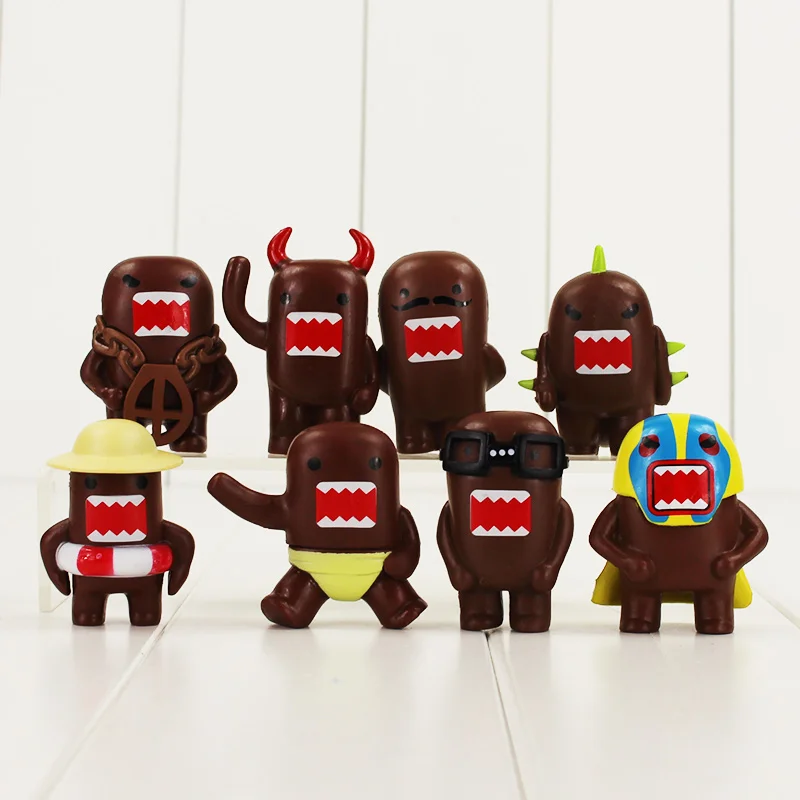 8 шт. Каваий Домо кун Domokun ПВХ Коллекционные фигурки Куклы для детей игрушки|collectible