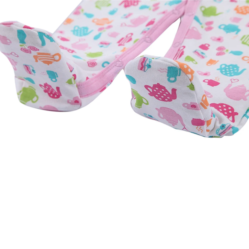 2 PCS / серия Новорожденного ребенка Девочки Одежда Cute Pink Хлопок Rompers младенца