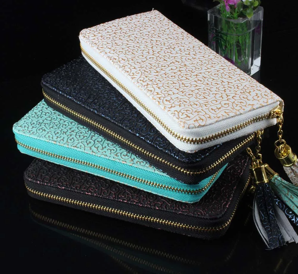 Модный женский кошелек в европейском стиле высокого качества с позолоченным