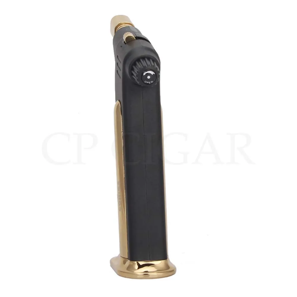 COHIBA настольная Зажигалка для сигар ветрозащитная газовая 1 фонарь струйные