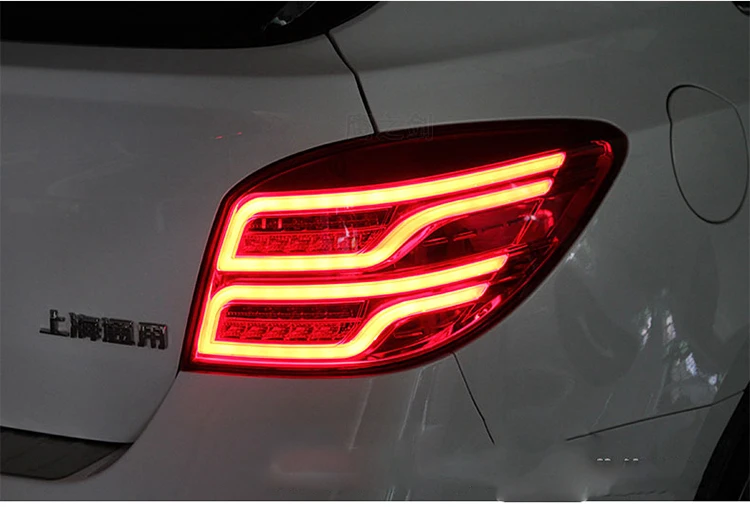 2 шт., 2009- год, хэтчбек для Chevrolet Cruze, светодиодный задний светильник, задний светильник, задний фонарь в сборе, хром, красный, черный, дымчатый, черный