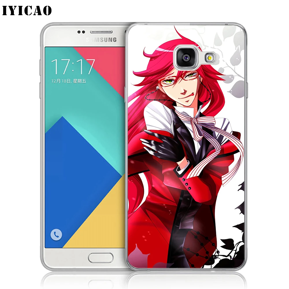 IYICAO Черный Дворецкий Мягкий силиконовый чехол для телефона Samsung A10 A30 A40 A50 A70 M10 M20 M30