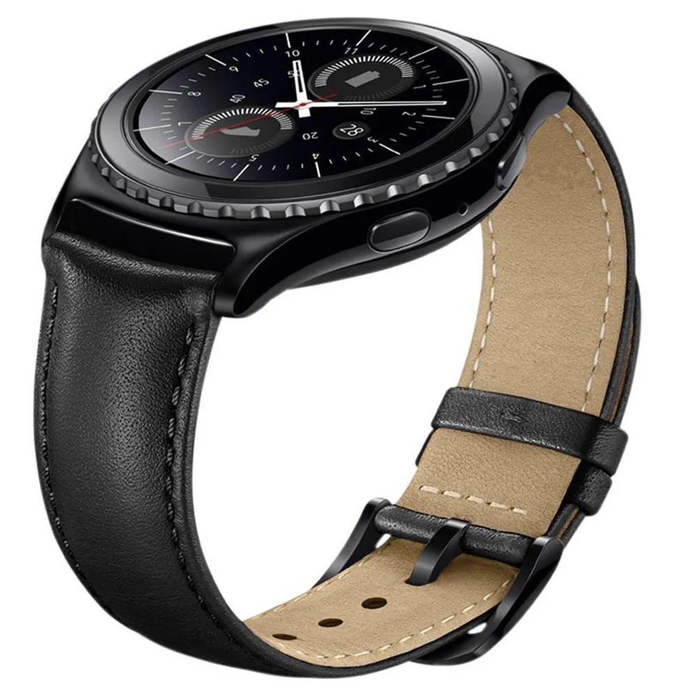 20 мм для Gear S2 классический смарт браслет Премиум мягкий ремешок из натуральной
