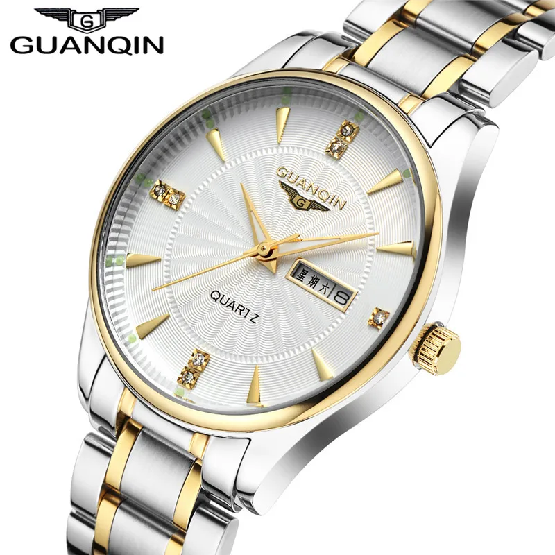 

2022 Quartz Watch for Men GUANQIN GQ81688 Waterproof Watches Top Brand Luxury Luminous Date Week Saat Erkekler Dropshipping