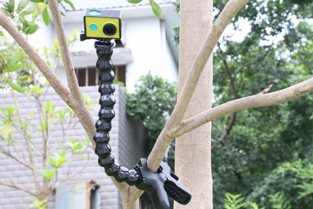 32 см палка для селфи гибкий рукав для монопода с зажимом для экшн-камер gopro hero 1/2/3/3+/4 Xiaoyi SJcam