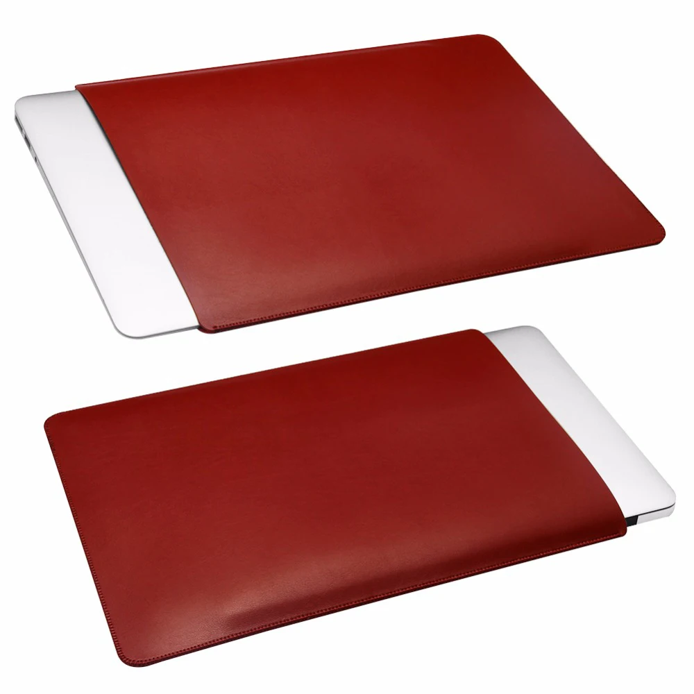 Сумка для ноутбука из искусственной кожи чехол Macbook Air Pro 13 15 air 11 12 3 4 дюймов