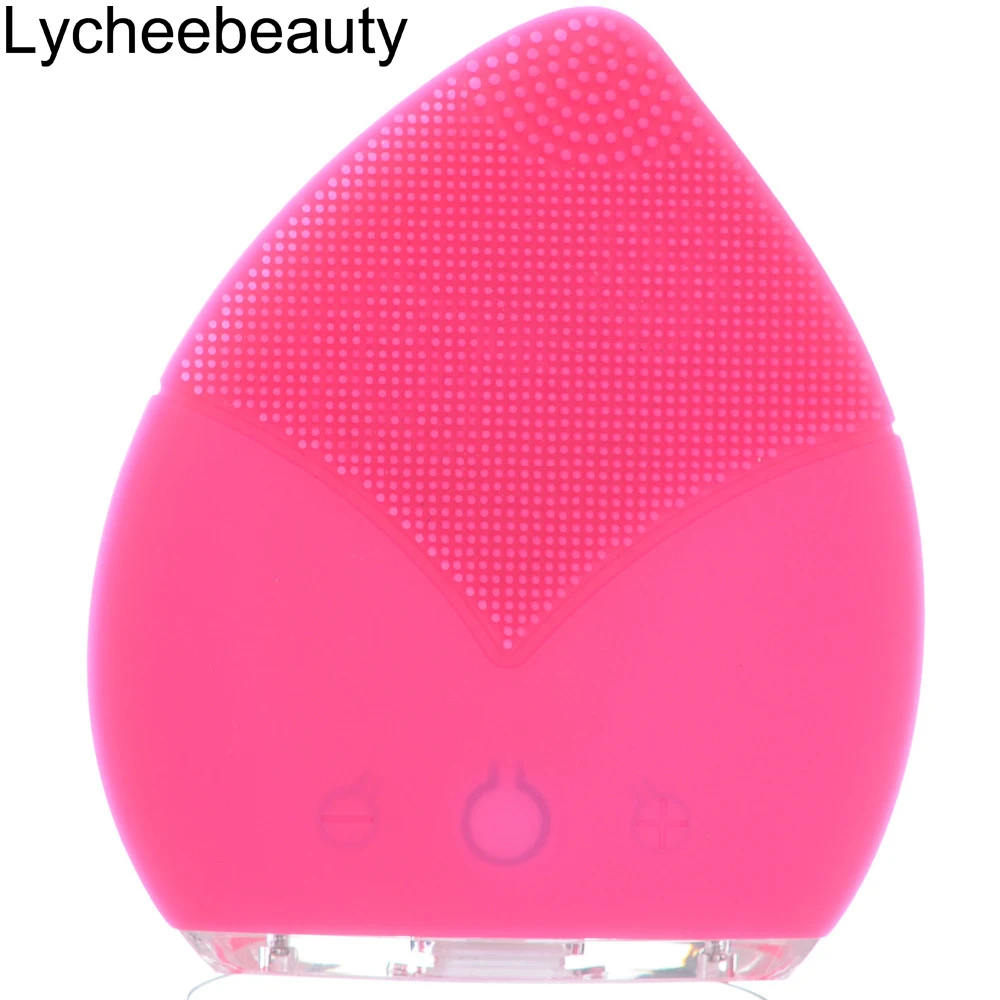 Lycheebeauty Кремния Глубокие и Чистые Умывания Пульсирующие Вибрации Чистки Щетки