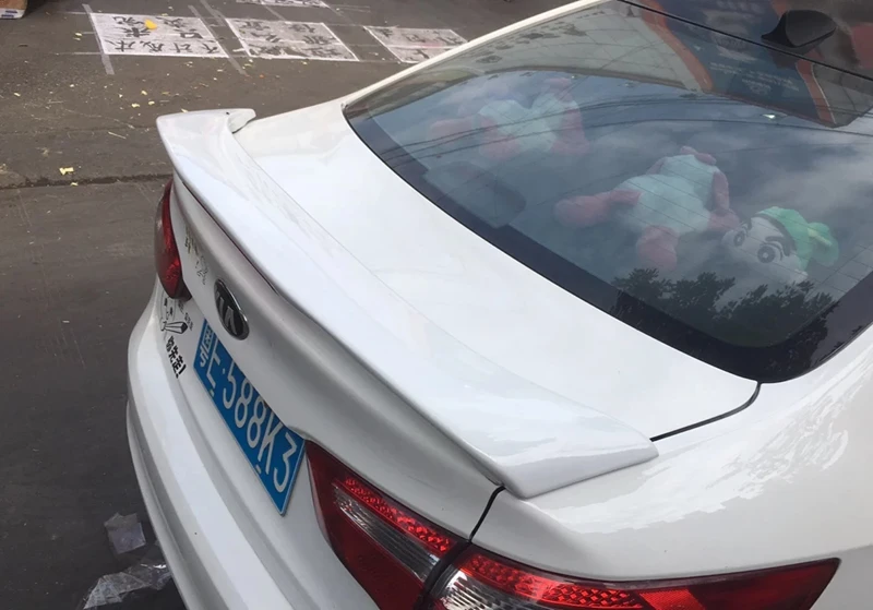 Для Kia RIO K2 2011 до Крючки из высококачественного АБС-пластика с тормозной светильник задний машинный спойлер грунт или DIY любой цвет для KIA
