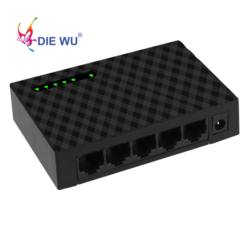 5 портов гигабитный сетевой коммутатор 10/100/1000 Мбит/с Ethernet адаптер EU или US plug