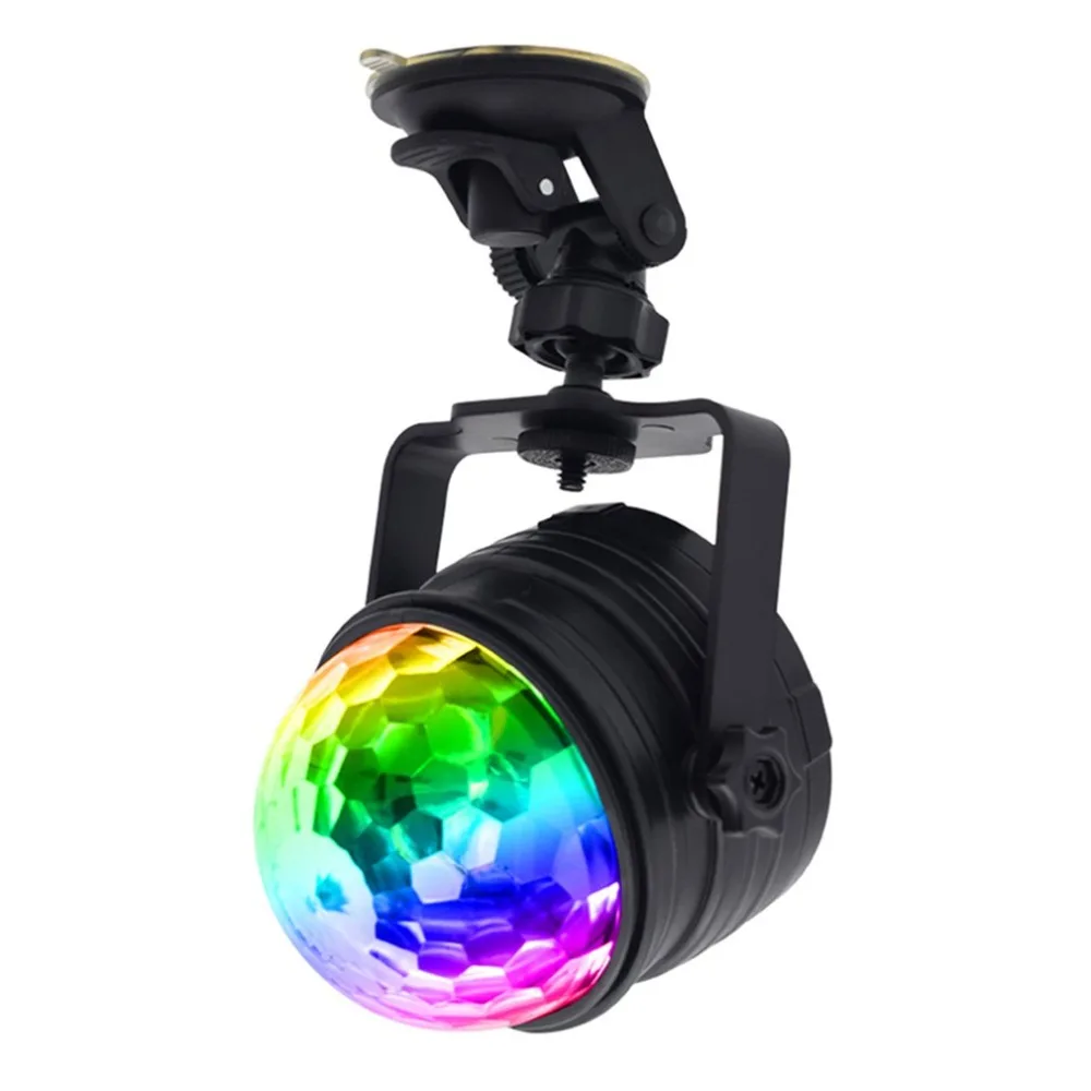 Мини RGB LED хрустальный магический шар сценический эффект освещение лампа для