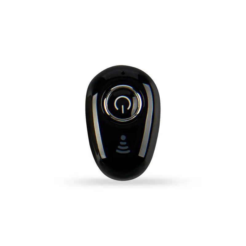 YISHANGOU S650 мини беспроводные Bluetooth наушники в ухо спортивные с микрофоном наушники гарнитура наушники для iPhone - Цвет: Black