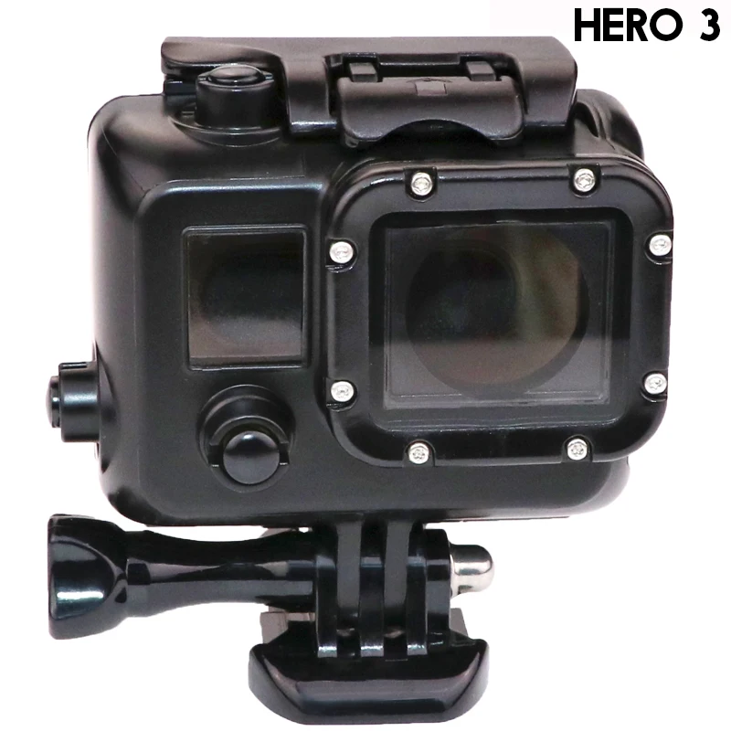 Водонепроницаемый чехол для GoPro hero 3, затемняющий корпус для GoPro hero 3 40 м, защитный черный корпус для подводной съемки, аксессуары для GoPro hero 3