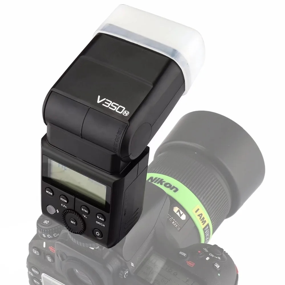 Предпродажа! Godox Mini Li Ion TTL V350N вспышка для камеры HSS 1/8000s GN36 0 1 s ~ 7 recycle + Xpro N 2 4G