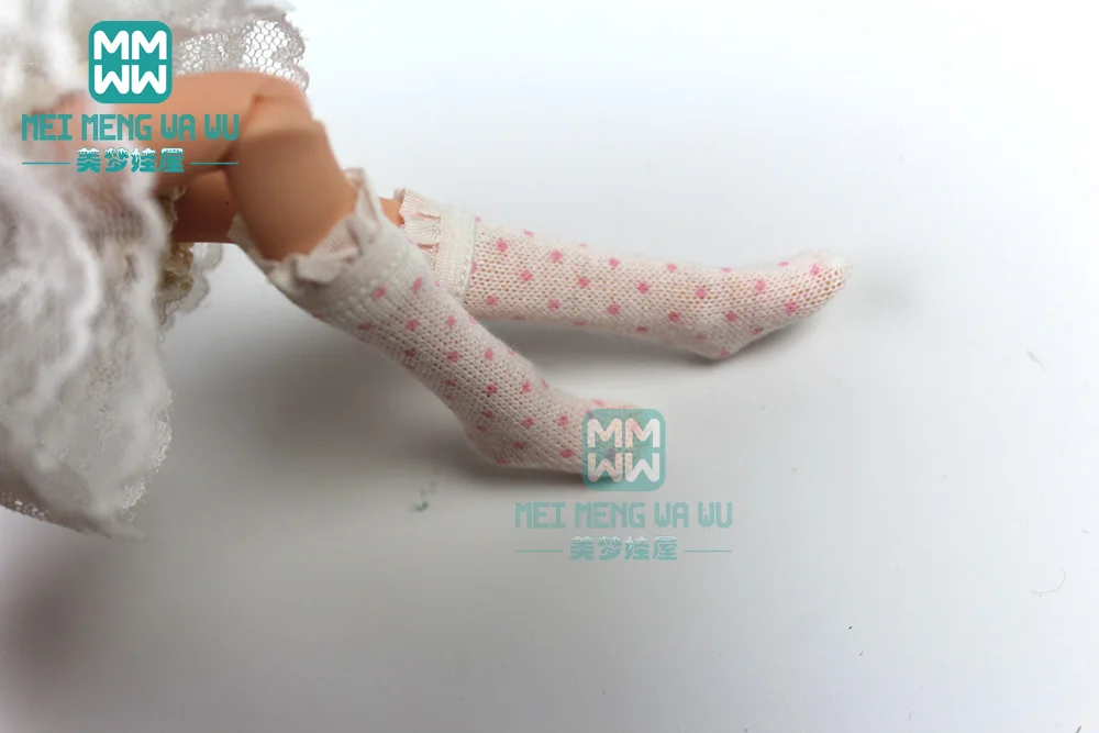 1 шт. аксессуары для Blyth fashion кружевные носки в горошек чулки кукол Azone 1/6 | Игрушки и