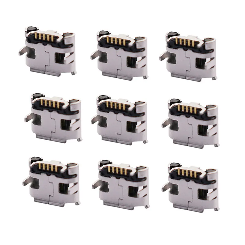 10 шт в упаковке Новая Высокое качество Micro Usb разъем Женский Тип 5pin Smt хвост