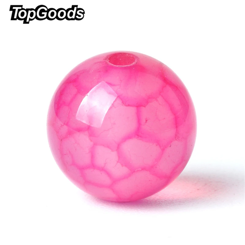 TopGoods бусины из натурального драгоценного камня розовый Агат Свободные Подвески